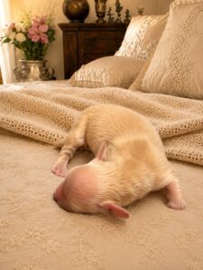 Creme of the Crop Miniature Cream Dachshund Puppy For Sale - Farrah 5