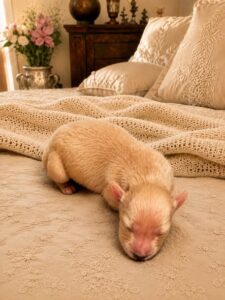 Creme of the Crop Miniature Cream Dachshund Puppy For Sale - Farrah 4