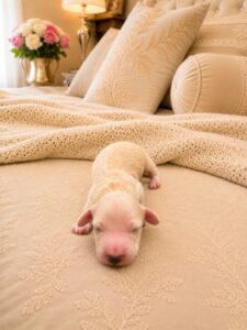Creme of the Crop Miniature Cream Dachshund Puppy For Sale - Dom 1