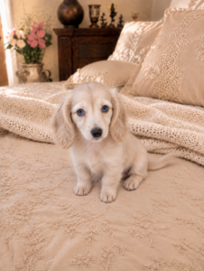 Creme of the Crop Miniature Dachshund Cream Male Puppy For Sale Winslow